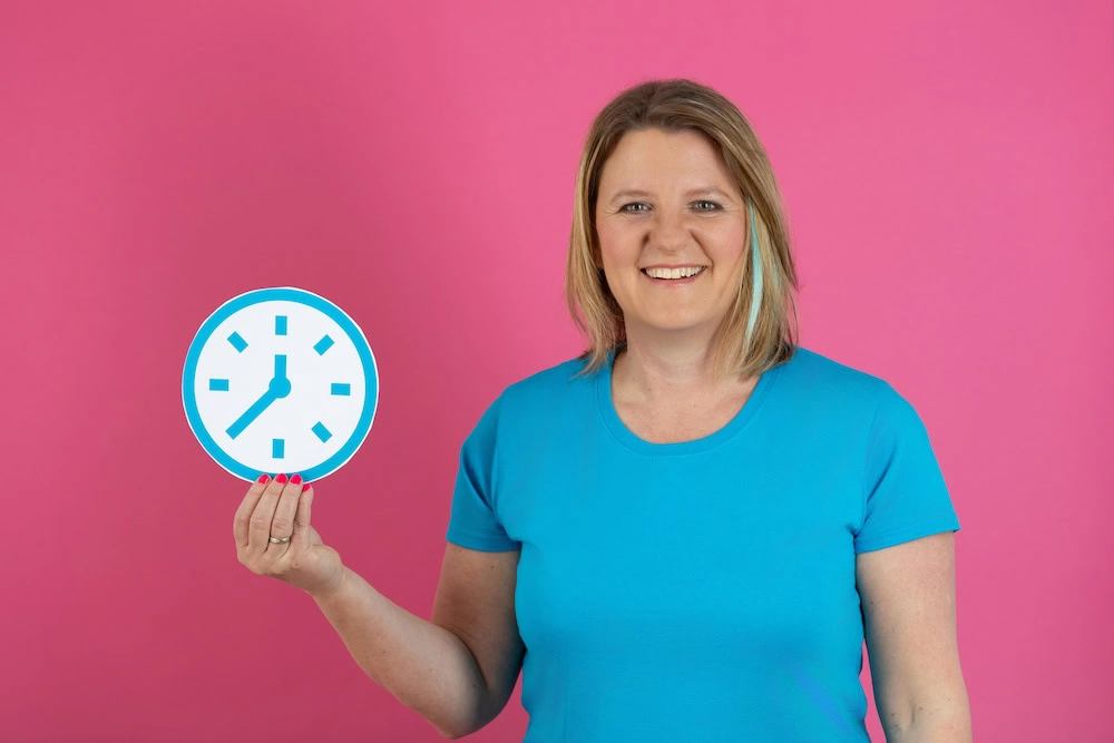 Steffi Krüger mit Uhr - Ergebnisse